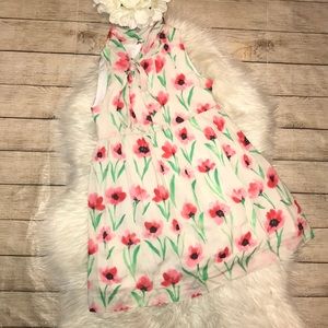 Milly Minis Watercolor Floral Poppy Dress